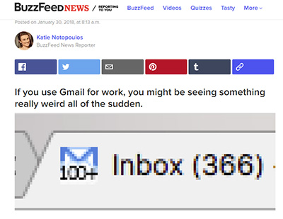 なぜかGmailのアイコンが青くなっちゃっているんだよね～