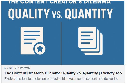 コンテンツ公開を増やすとSEOが悪化する理由（RicketyRoo）