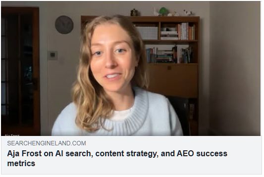 AI検索、コンテンツ戦略、AEO成功指標について語る