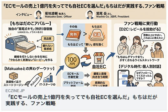 自社EC ファン戦略 もちはだ ECzine